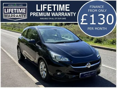 Used Vauxhall Corsa 90 HP (66 kW) 2017 Black Hatchback