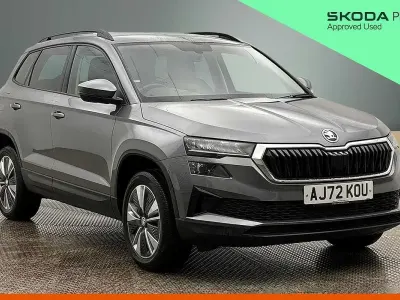 Used Skoda Karoq SE Drive 110 HP (80 kW) 2022 Graphite grey metallic SUV