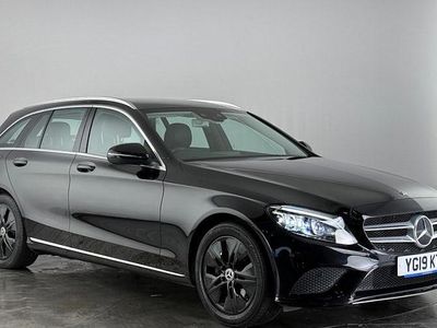 Used Mercedes C200 Premium 184 HP (135 kW) 2019 Black Estate