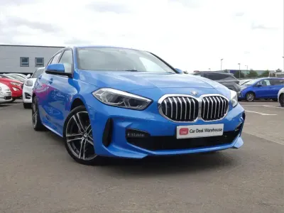 Used BMW 118 M Sport 138 HP (101 kW) 2020 Blue Hatchback