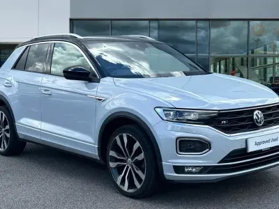 Used VW T-Roc R-line 150 HP (110 kW) 2018 White SUV