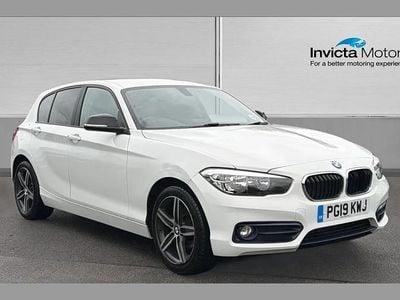 Used BMW 116 Sport Line 116 HP (85 kW) 2019 White Hatchback