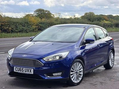 Blue Used 2015 Ford Focus Titanium X Hatchback | £5,395 (Fair price)