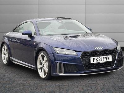 Used Audi TT S-Line 245 HP (180 kW) 2021 Blue Coupe