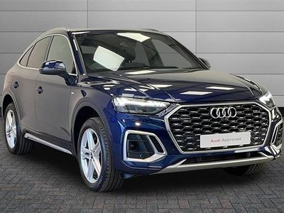Usado Audi Q5 S-Line 265 CV (194 kW) 2022 Azul SUV