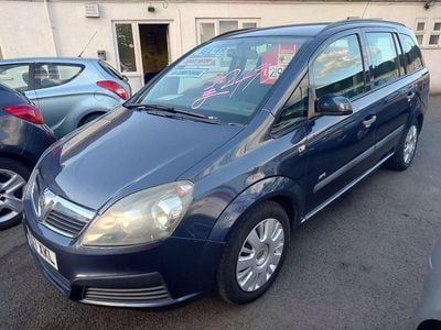 Used Vauxhall Zafira S 105 HP (77 kW) 2007 Blue MPV