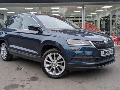 Blue Used 2018 Skoda Karoq SE L SUV | £13,250 (Fair price)
