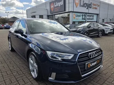 Used Audi A3 Sport 150 HP (110 kW) 2017 Blue Hatchback