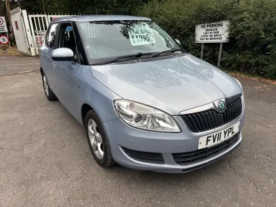 Used Skoda Fabia SE 2011 Blue Hatchback