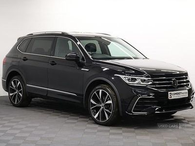 Black Used 2022 VW Tiguan Allspace R-line SUV | £28,995 (A bit pricey)