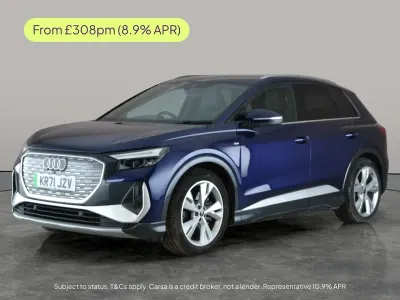 Second-hand Audi Q4 e-tron S-Line 150 kW (204 CP) 2021 Albastru SUV