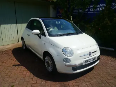 Used Fiat 500 Lounge 69 HP (50 kW) 2012 White Hatchback
