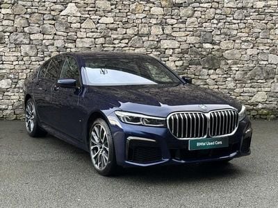 Blue Used 2022 BMW 740 M Sport Sedan | £36,949 (Fair price)
