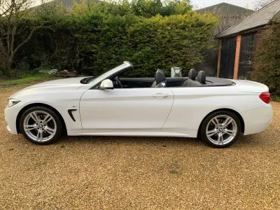 Begagnad BMW 420 M Sport 2018 Vit Cab
