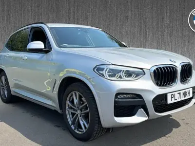 Used BMW X3 M Sport 181 HP (133 kW) 2021 Silver SUV