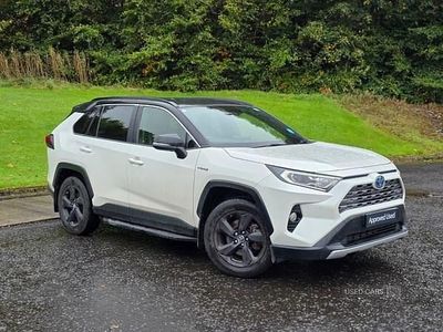 White/black Used 2019 Toyota RAV4 Hybrid SUV | £23,495 (A bit pricey)