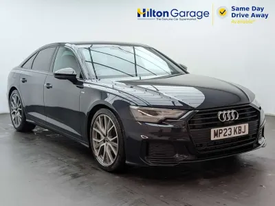 Used Audi A6 Black Edition 204 HP (150 kW) 2023 Blue Sedan