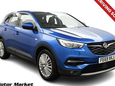 Used Vauxhall Grandland X Business Edition 130 HP (95 kW) 2019 Blue SUV