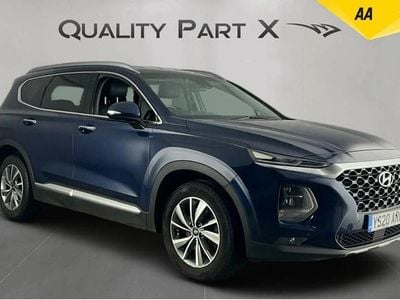 Blue Used 2020 Hyundai Santa Fe Premium SUV | £15,689 (Fair price)