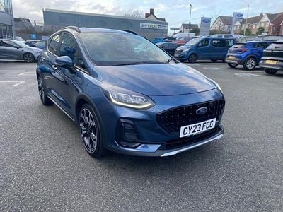Used Ford Fiesta Active X 125 HP (91 kW) 2023 Blue Hatchback