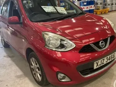 Used Nissan Micra Acenta 80 HP (58 kW) 2015 Red Hatchback
