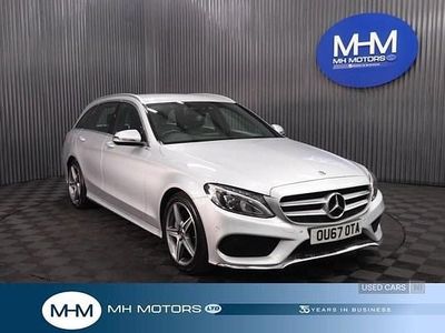 Silver Used 2017 Mercedes C220 AMG line Estate | £14,950 (Fair price)