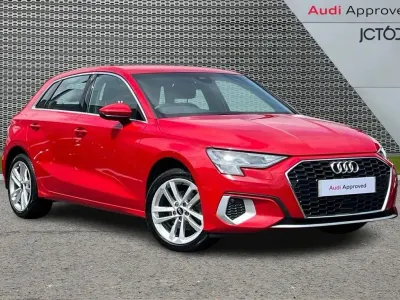 Used Audi A3 Sport 147 HP (108 kW) 2023 Red Sedan