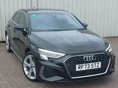 Used Audi A3 e-tron S-Line 204 HP (150 kW) 2023 Black Hatchback