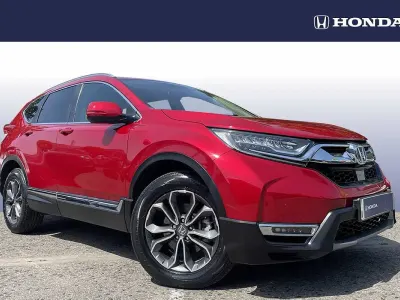 Used Honda CR-V Hybrid 184 HP (135 kW) 2021 Crystal red pearl SUV
