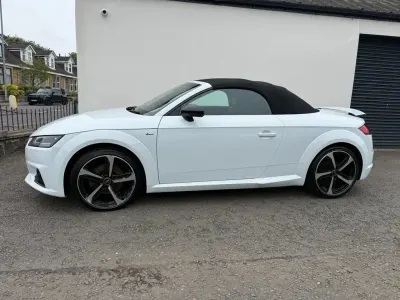 Used Audi TT Roadster Black Edition 180 HP (132 kW) 2017 White Cabriolet