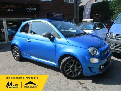 Used Fiat 500 S 69 HP (50 kW) 2019 Blue Hatchback