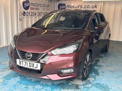 Begagnad Nissan Micra S 92 HK (67 kW) 2021 Röd Halvkombi