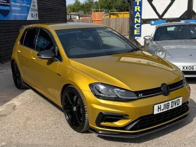 Used VW Golf VII R 310 HP (228 kW) 2018 Yellow Hatchback