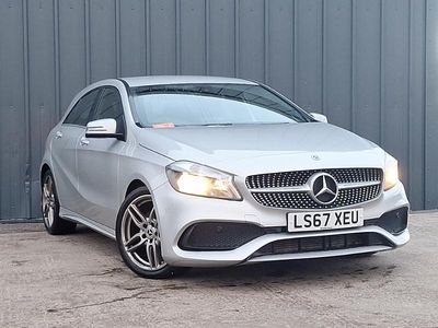 Used Mercedes A180 AMG line 109 HP (80 kW) 2017 Silver Hatchback
