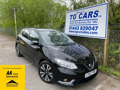 Used Nissan Pulsar N-Connecta 110 HP (80 kW) 2017 Black Hatchback