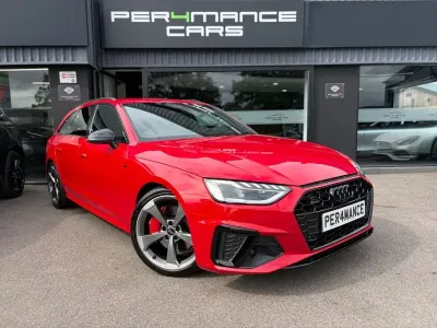 Used Audi A4 Black Edition 245 HP (180 kW) 2020 Red Estate