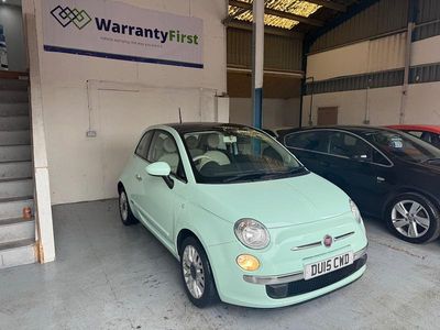 Used Fiat 500 Lounge 69 HP (50 kW) 2015 Green Hatchback
