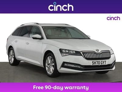 White Used 2020 Skoda Superb SE Technology Estate | £12,779 (Fair price)