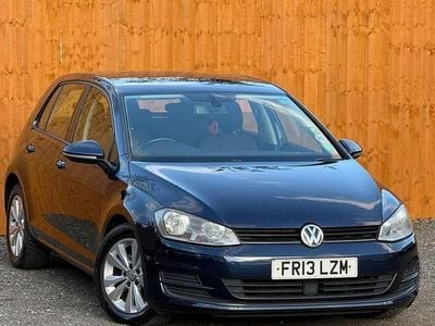 Used VW Golf VII SE 122 HP (89 kW) 2013 Blue Hatchback