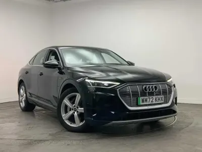 Used Audi e-tron Sportback Advanced 230 kW (313 HP) 2022 Black SUV