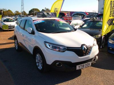 White Used 2018 Renault Kadjar Dynamique SUV | £6,995 (Expensive)