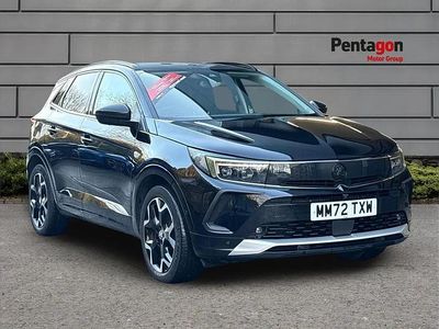 Used Vauxhall Grandland X Ultimate 130 HP (95 kW) 2022 Black SUV