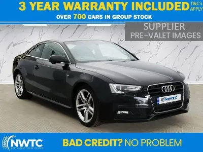 Used Audi A5 Design 177 HP (130 kW) 2015 Black Coupe