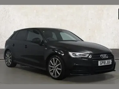 Używany Audi A3 Black Edition 150 KM (110 kW) 2018 Czarny Sedan/Limuzyna