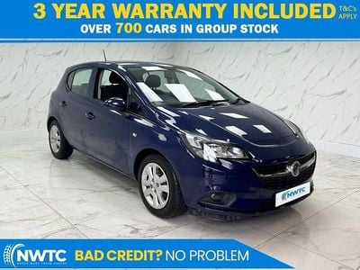 Used Vauxhall Corsa Design Edition 95 HP (69 kW) 2016 Blue Hatchback