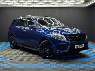 Blue Used 2017 Mercedes GLE350 AMG line Estate | £20,490 (Fair price)