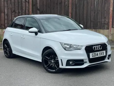 Begagnad Audi A1 Sportback S-Line 2014 Vit Halvkombi