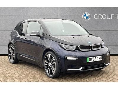 Used BMW i3 Comfort Edition 135 kW (184 HP) 2019 Imperial blue with frozen grey highlight Hatchback