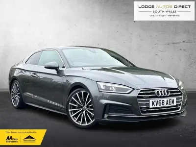Used Audi A5 S-Line 286 HP (210 kW) 2018 Grey Coupe