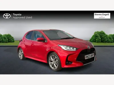 Used Toyota Yaris Hybrid 2023 Red Hatchback